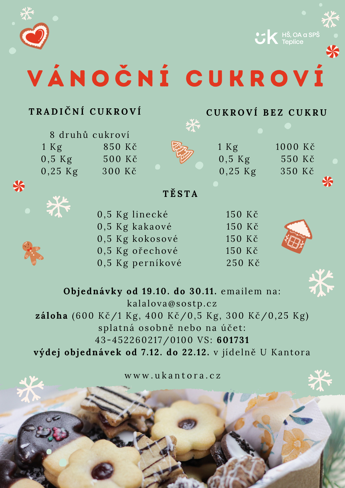 Vánoční cukroví U Kantora 2025 2026 (1)
